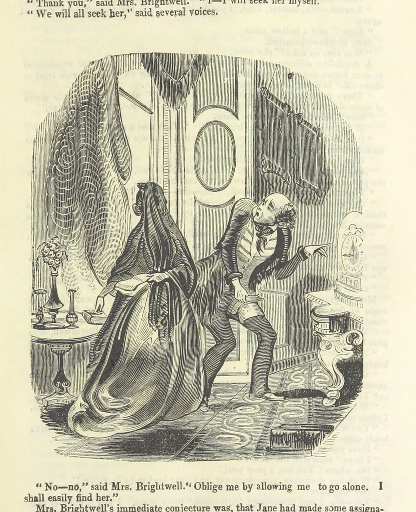 An illustration from Jane Brightwell; or, the Beggar's petition. A romance. [By James M. Rymer, 1848, leaf 83