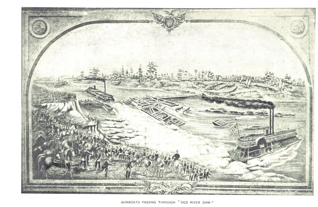An illustration from The Civil War on the Border. A narrative of operations in Missouri, Kansas, Arkansas, and the Indian Territory during the years 1861-62 (1863-65), based upon the official reports ... Second edition, revised. [With portraits and maps, 1891, leaf 361