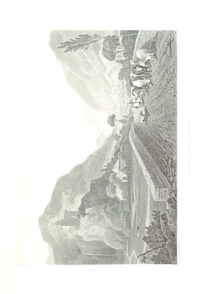 An illustration from Illustrations of the Passes of the Alps, by which Italy communicates with France, Switzerland, and Germany, 1877, leaf 129
