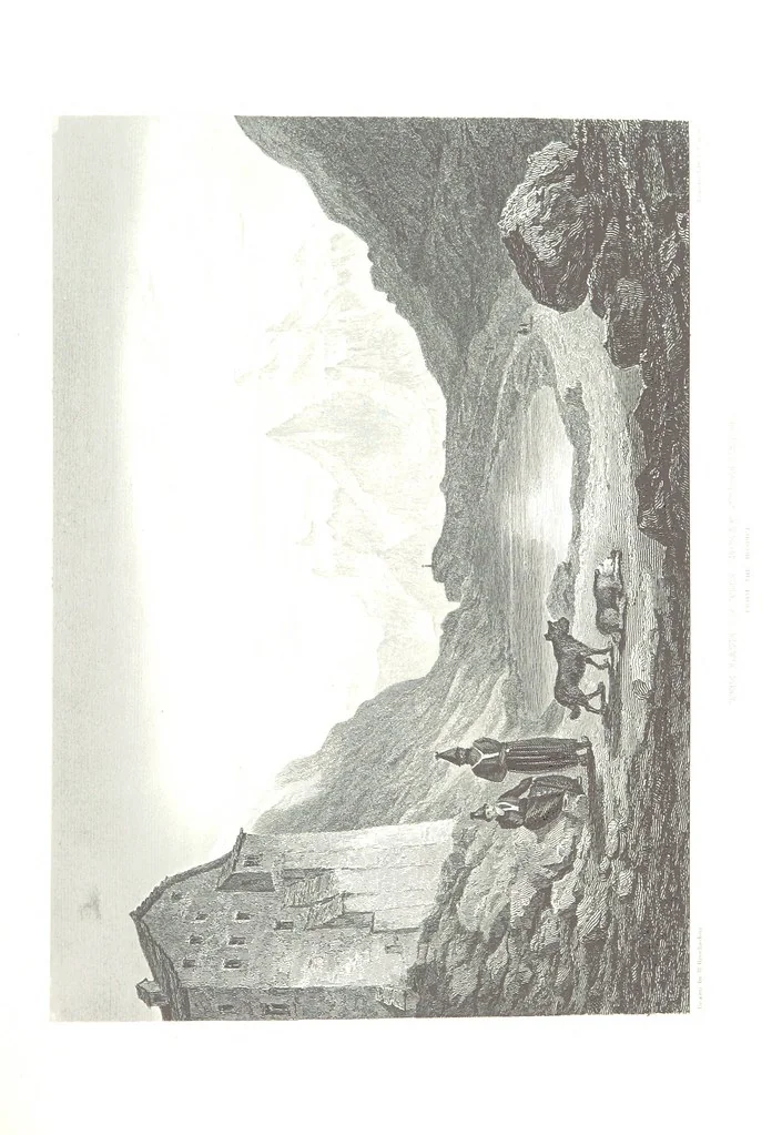 An illustration from Illustrations of the Passes of the Alps, by which Italy communicates with France, Switzerland, and Germany, 1877, leaf 167