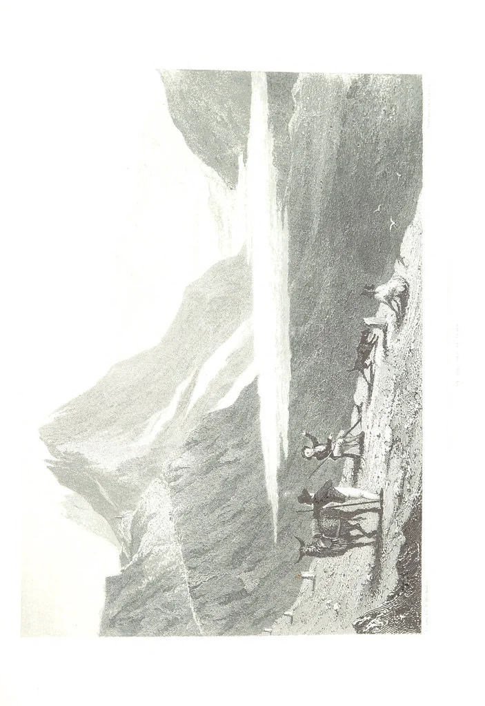 An illustration from Illustrations of the Passes of the Alps, by which Italy communicates with France, Switzerland, and Germany, 1877, leaf 169