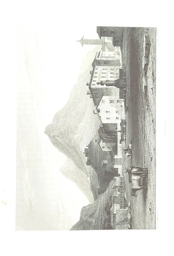 An illustration from Illustrations of the Passes of the Alps, by which Italy communicates with France, Switzerland, and Germany, 1877, leaf 201