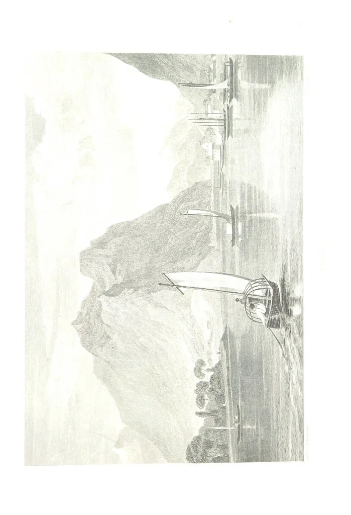 An illustration from Illustrations of the Passes of the Alps, by which Italy communicates with France, Switzerland, and Germany, 1877, leaf 203