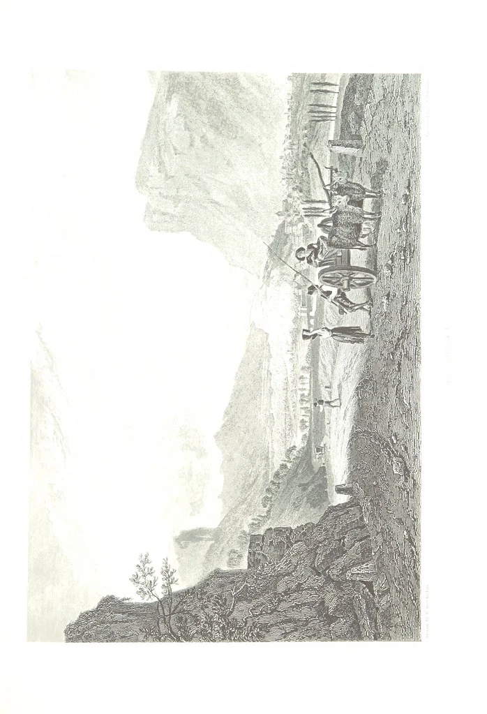 An illustration from Illustrations of the Passes of the Alps, by which Italy communicates with France, Switzerland, and Germany, 1877, leaf 97