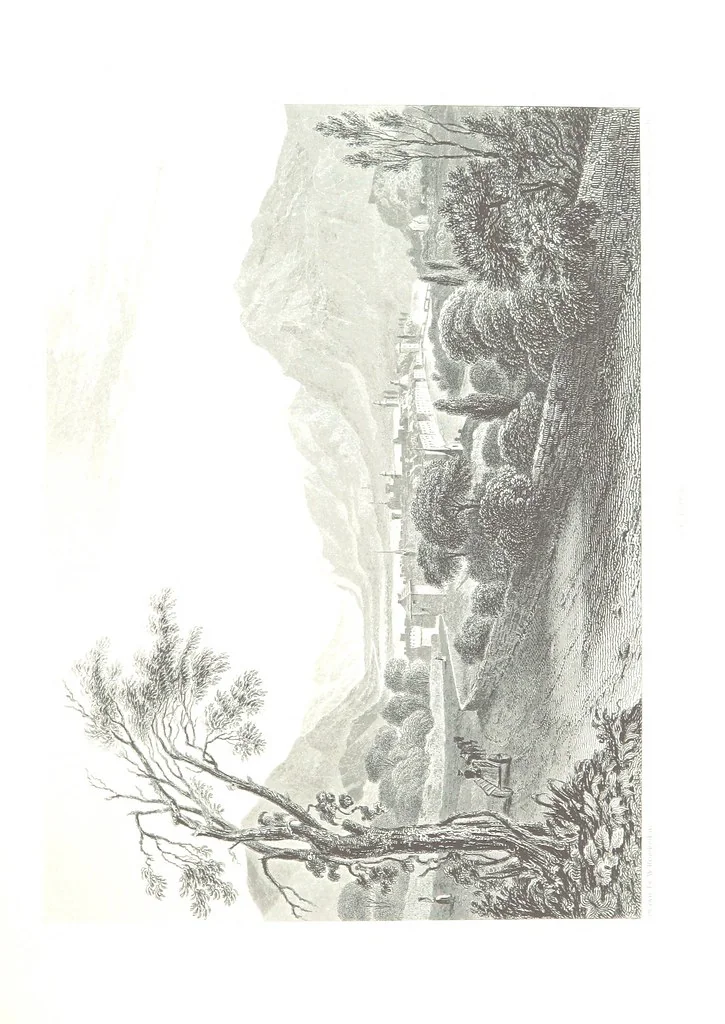 An illustration from Illustrations of the Passes of the Alps, by which Italy communicates with France, Switzerland, and Germany, 1877, leaf 131