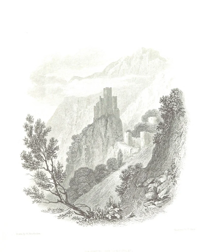An illustration from Illustrations of the Passes of the Alps, by which Italy communicates with France, Switzerland, and Germany, 1877, leaf 137