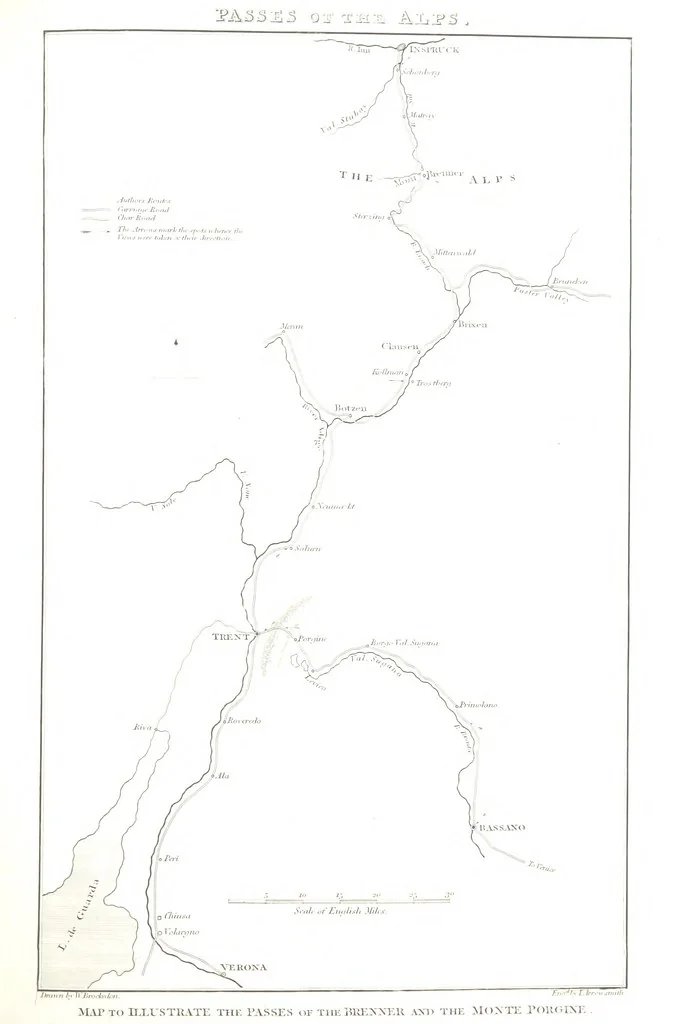 An illustration from Illustrations of the Passes of the Alps, by which Italy communicates with France, Switzerland, and Germany, 1877, leaf 139