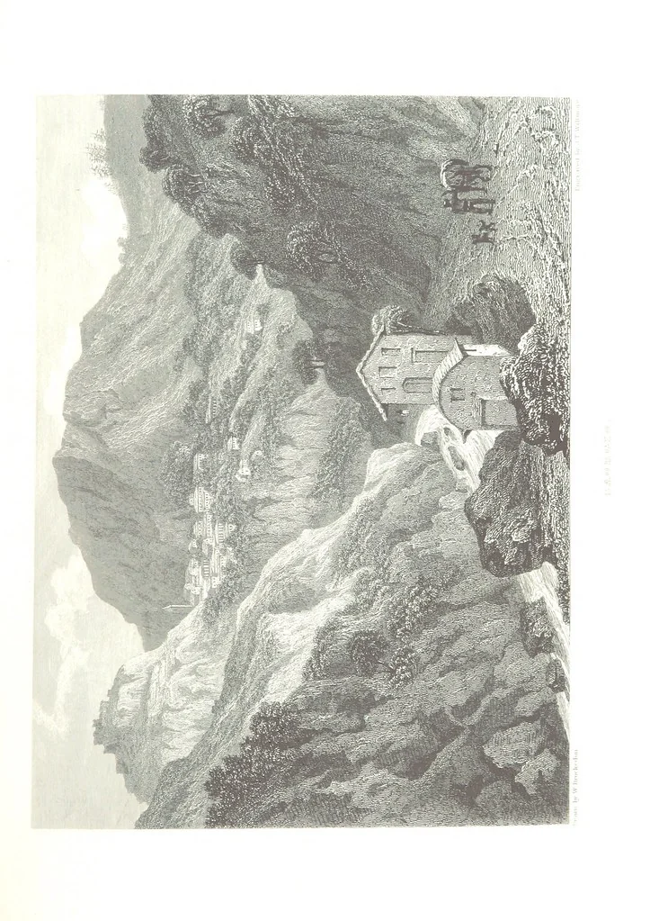 An illustration from Illustrations of the Passes of the Alps, by which Italy communicates with France, Switzerland, and Germany, 1877, leaf 161