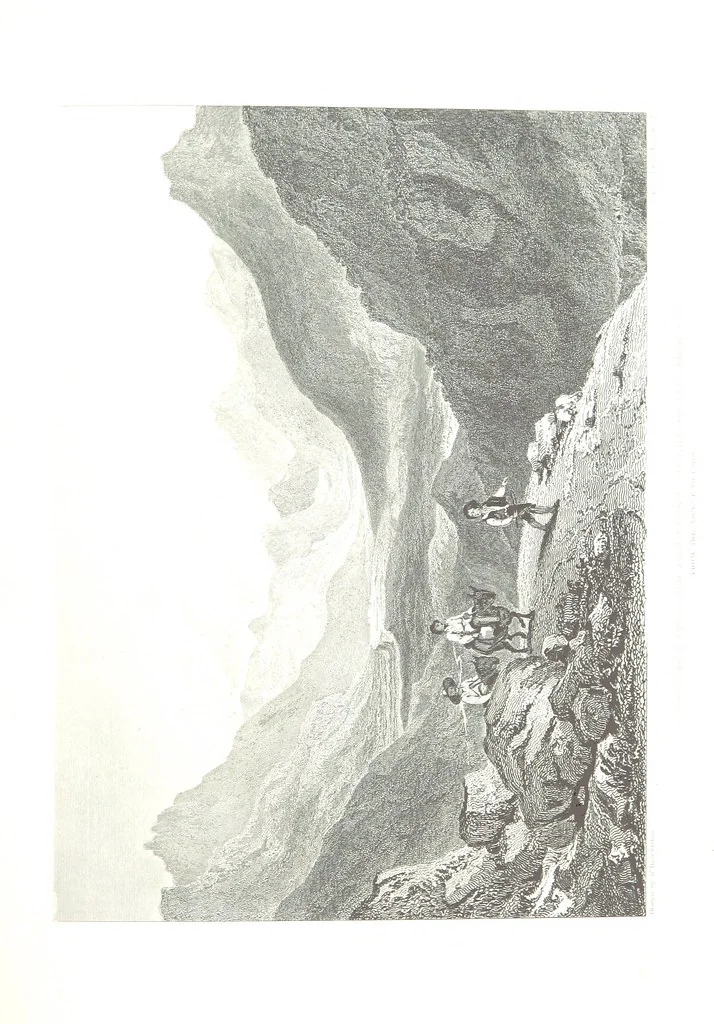 An illustration from Illustrations of the Passes of the Alps, by which Italy communicates with France, Switzerland, and Germany, 1877, leaf 171