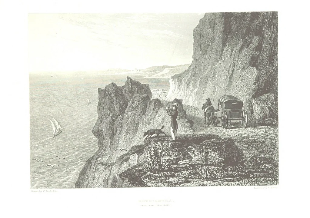 An illustration from Illustrations of the Passes of the Alps, by which Italy communicates with France, Switzerland, and Germany, 1877, leaf 27