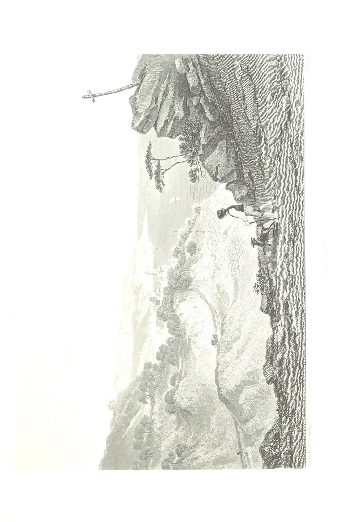 An illustration from Illustrations of the Passes of the Alps, by which Italy communicates with France, Switzerland, and Germany, 1877, leaf 31