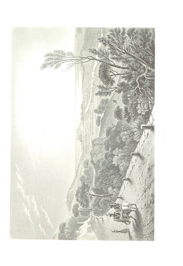 An illustration from Illustrations of the Passes of the Alps, by which Italy communicates with France, Switzerland, and Germany, 1877, leaf 35