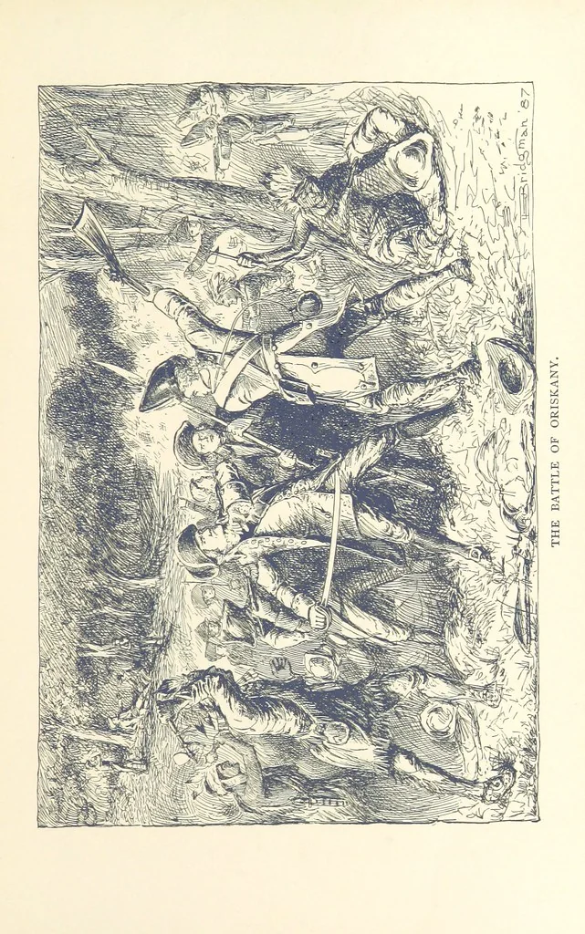 An illustration from The Story of New York ... Illustrations by L. J. Bridgman, 1888, leaf 129