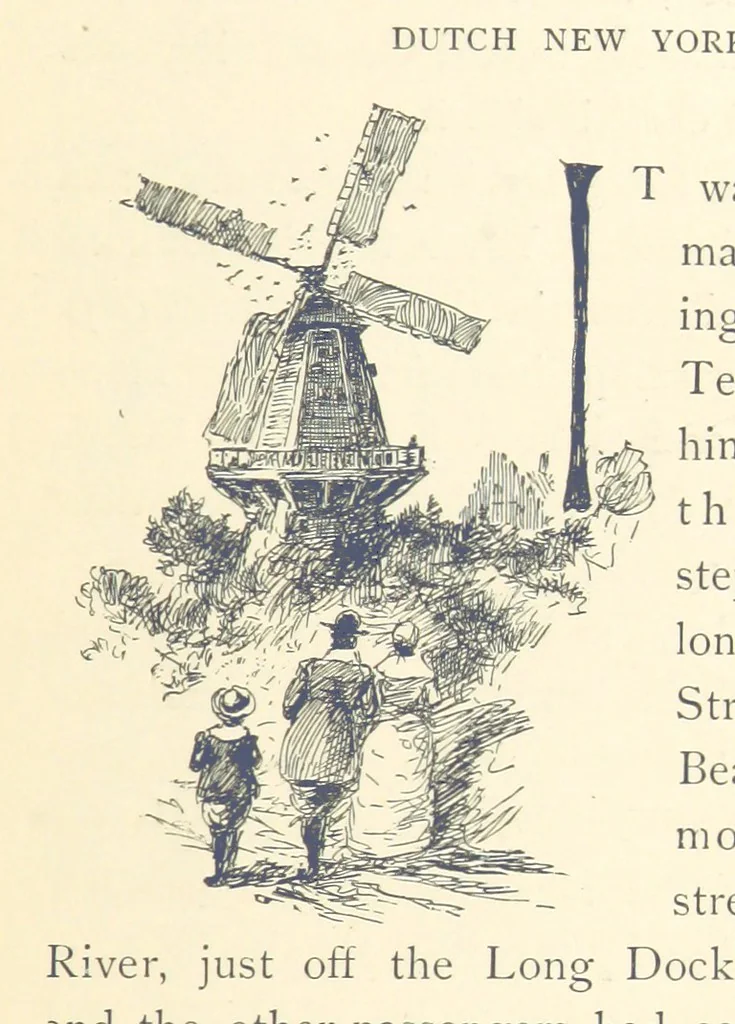 An illustration from The Story of New York ... Illustrations by L. J. Bridgman, 1888, leaf 39