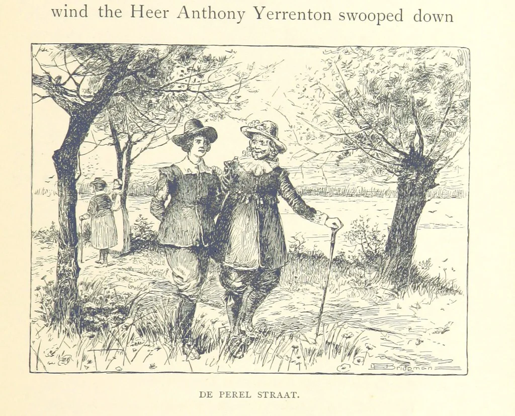 An illustration from The Story of New York ... Illustrations by L. J. Bridgman, 1888, leaf 41