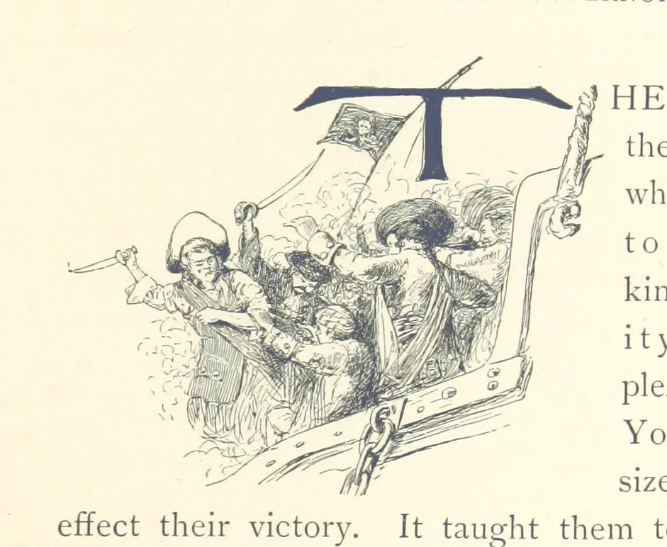 An illustration from The Story of New York ... Illustrations by L. J. Bridgman, 1888, leaf 83