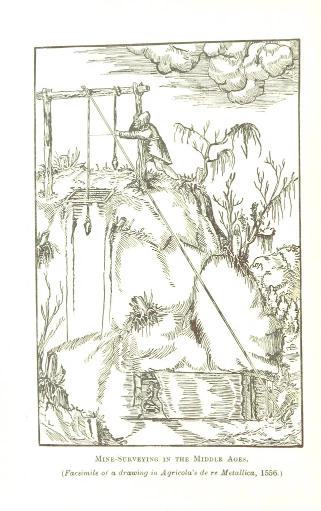 An illustration from A Treatise on Mine-surveying ... With ... diagrams, 1894, leaf 8