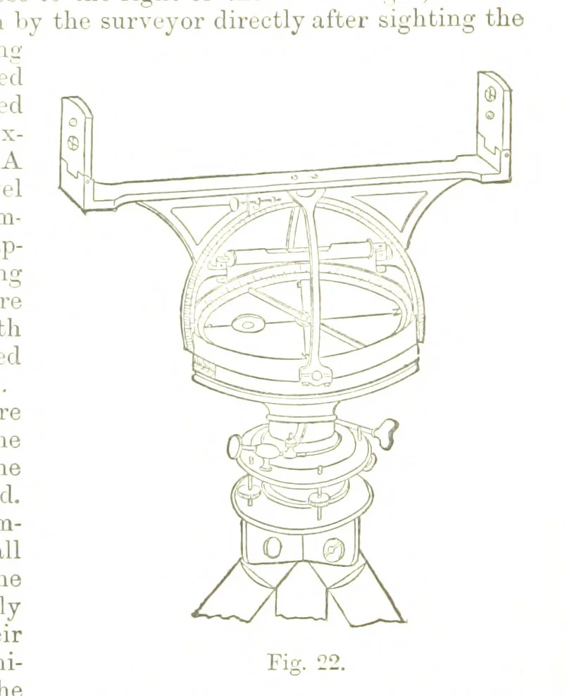 An illustration from A Treatise on Mine-surveying ... With ... diagrams, 1894, leaf 90