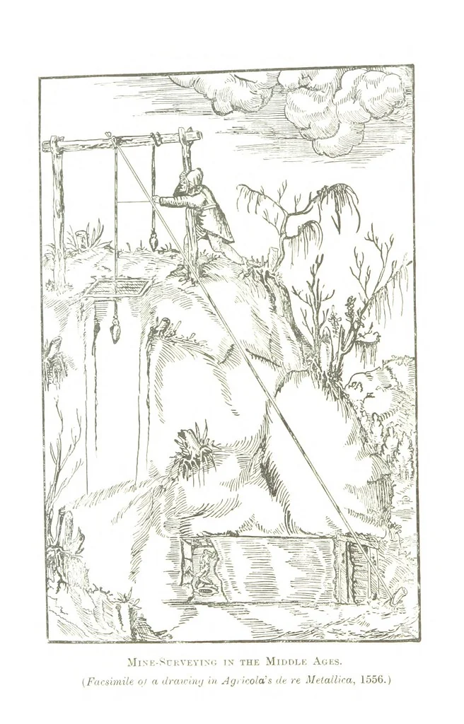 An illustration from A Treatise on Mine-surveying ... With ... diagrams, 1896, leaf 8