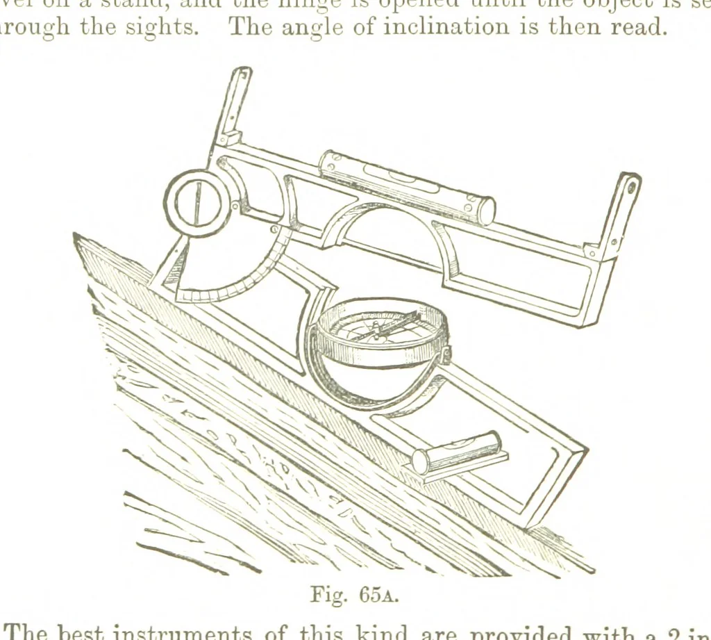 An illustration from A Treatise on Mine-surveying ... With ... diagrams, 1897, leaf 218