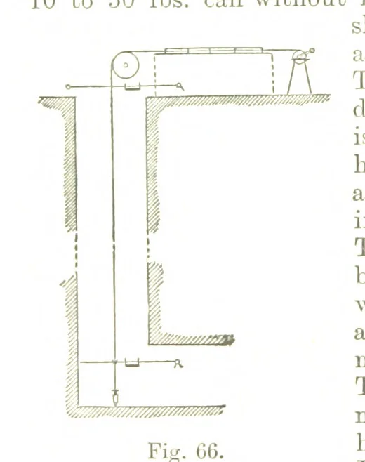 An illustration from A Treatise on Mine-surveying ... With ... diagrams, 1897, leaf 222