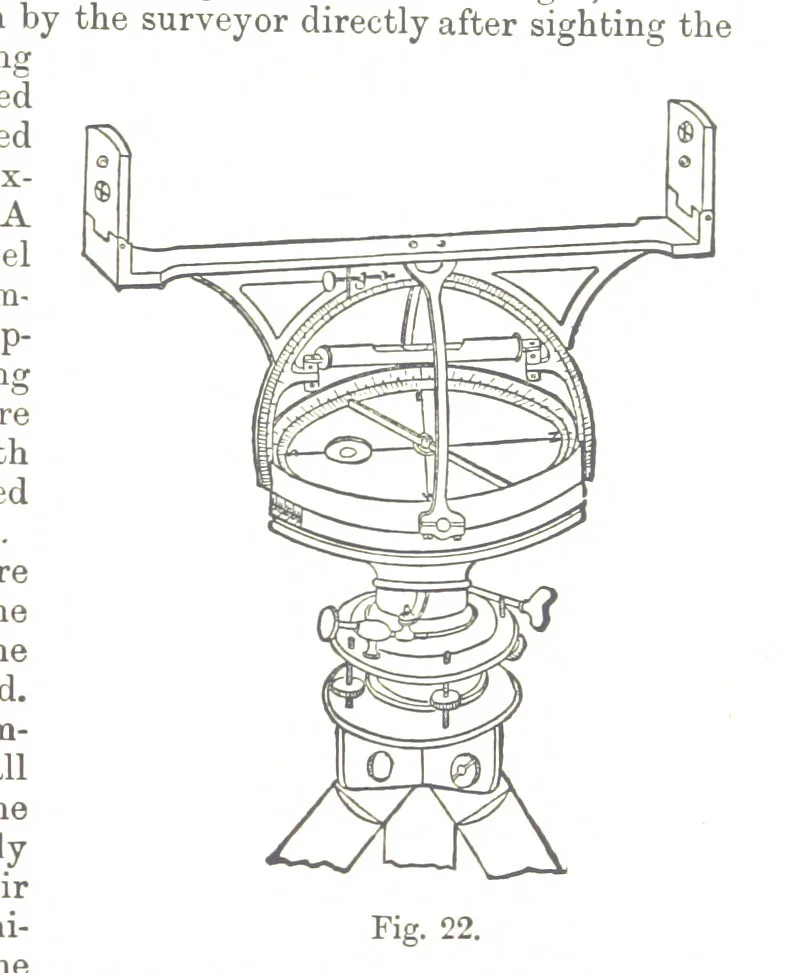 An illustration from A Treatise on Mine-surveying ... With ... diagrams, 1897, leaf 93