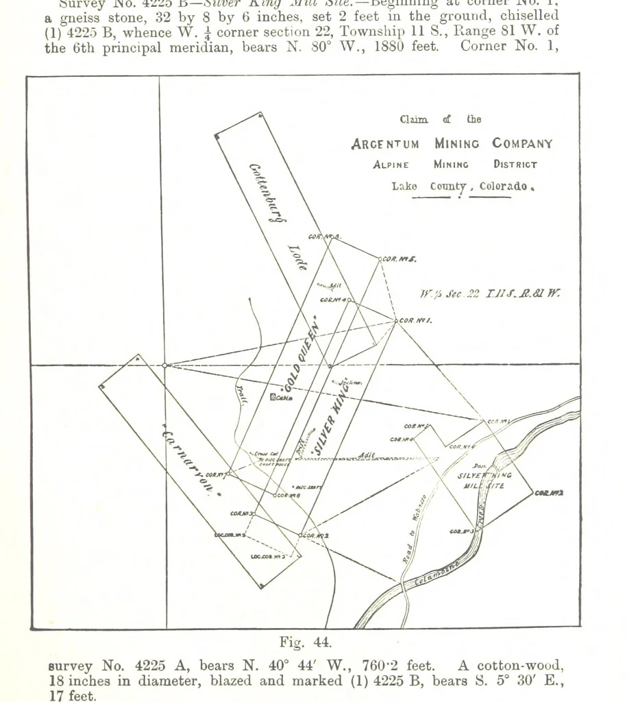 An illustration from A Treatise on Mine-surveying ... With ... diagrams, 1899, leaf 157