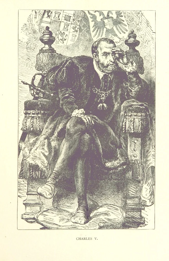 An illustration from Great Events of the World, in poetry and prose. Arranged chronologically. With illustrations. Edited by R. W. Brown, 1888, leaf 51