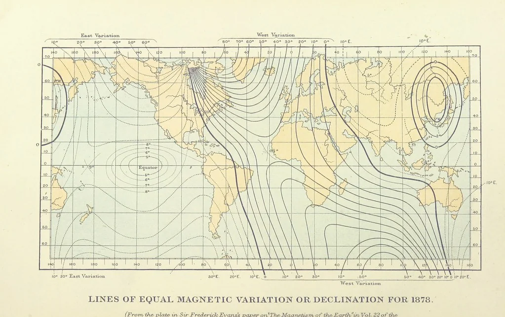 An illustration from Our Earth and its Story: a popular treatise on physical geography. Edited by R. Brown. With ... coloured plates and maps, etc, 1887, leaf 154