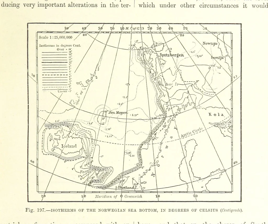 An illustration from Our Earth and its Story: a popular treatise on physical geography. Edited by R. Brown. With ... coloured plates and maps, etc, 1887, leaf 237