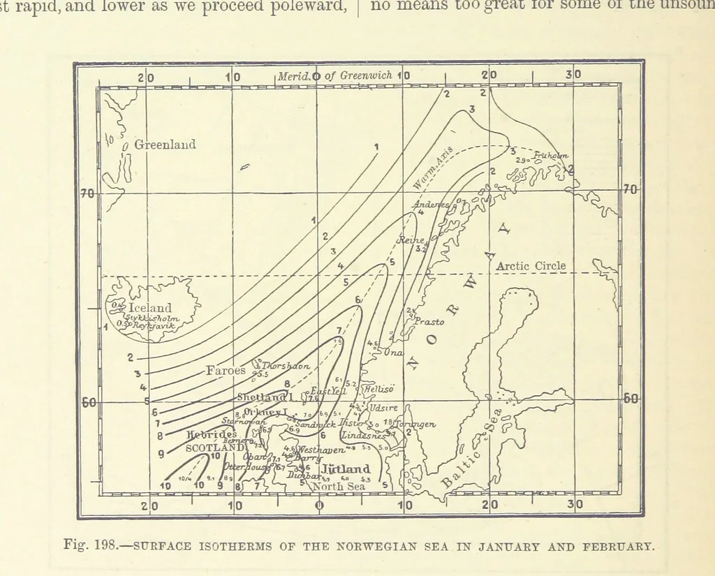 An illustration from Our Earth and its Story: a popular treatise on physical geography. Edited by R. Brown. With ... coloured plates and maps, etc, 1887, leaf 238