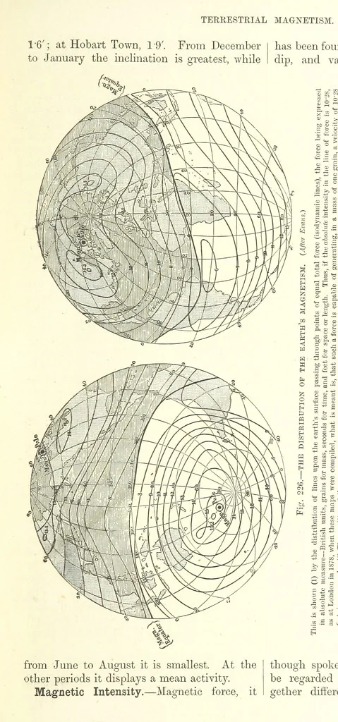An illustration from Our Earth and its Story: a popular treatise on physical geography. Edited by R. Brown. With ... coloured plates and maps, etc, 1887, leaf 297