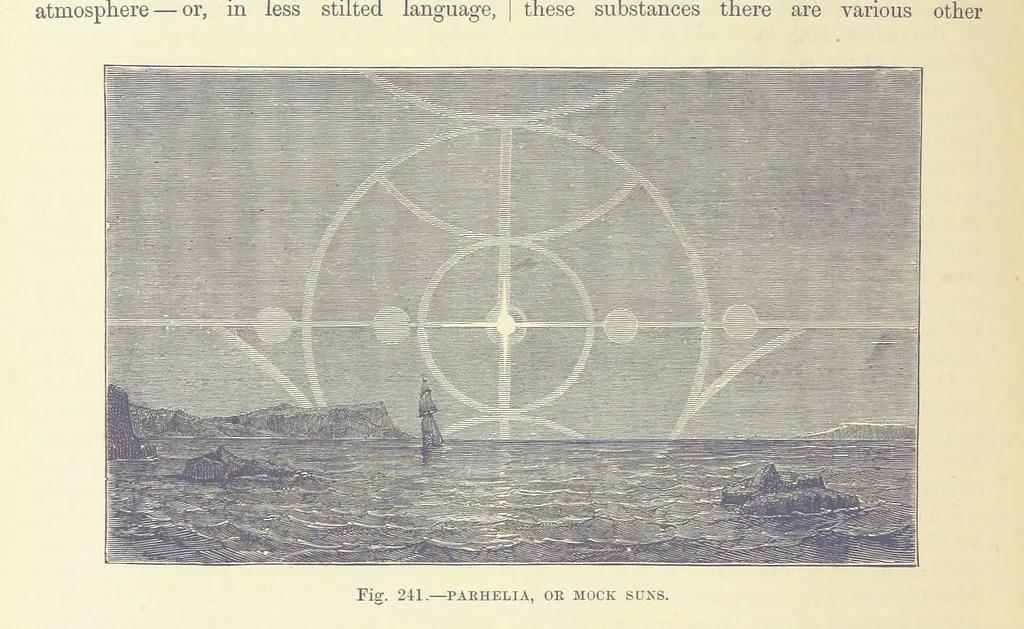 An illustration from Our Earth and its Story: a popular treatise on physical geography. Edited by R. Brown. With ... coloured plates and maps, etc, 1887, leaf 322