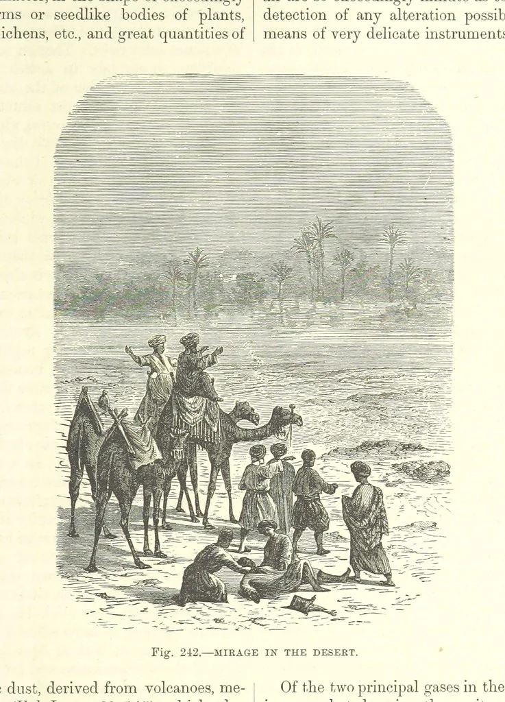An illustration from Our Earth and its Story: a popular treatise on physical geography. Edited by R. Brown. With ... coloured plates and maps, etc, 1887, leaf 325