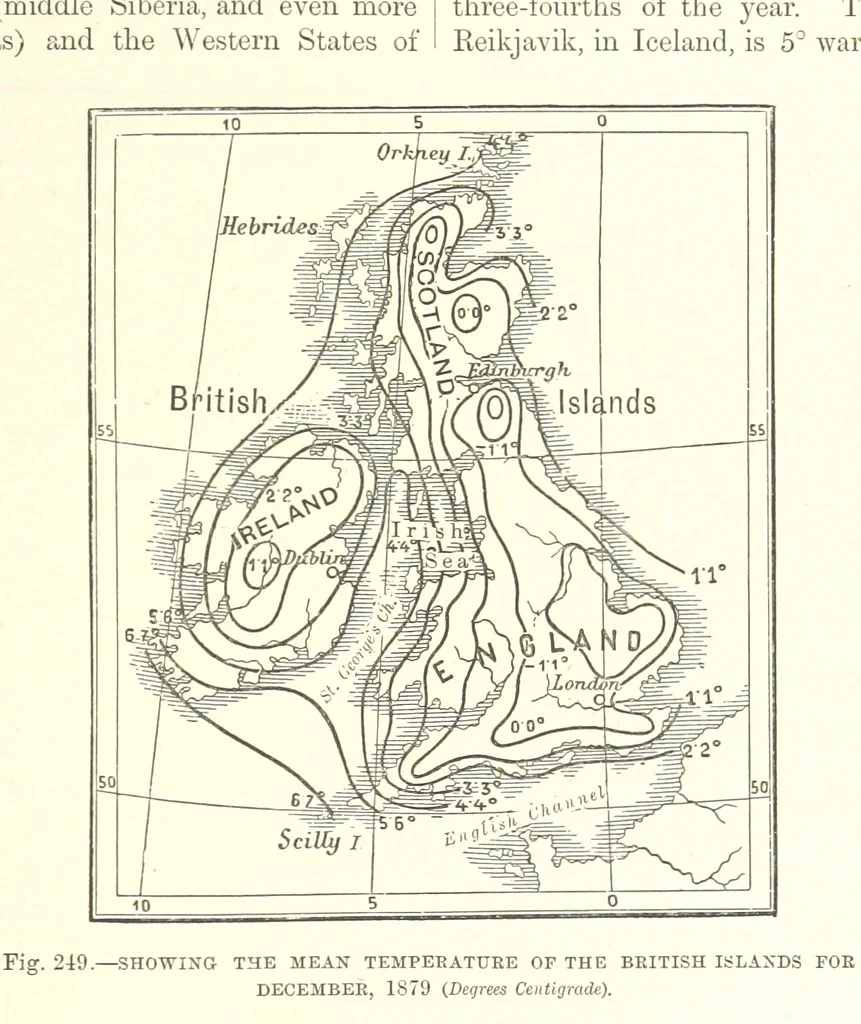 An illustration from Our Earth and its Story: a popular treatise on physical geography. Edited by R. Brown. With ... coloured plates and maps, etc, 1887, leaf 339