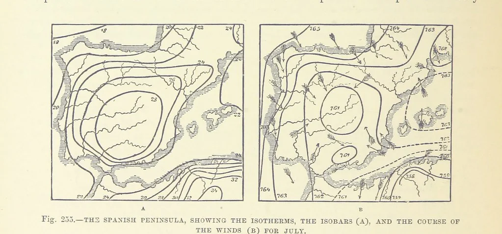 An illustration from Our Earth and its Story: a popular treatise on physical geography. Edited by R. Brown. With ... coloured plates and maps, etc, 1887, leaf 350