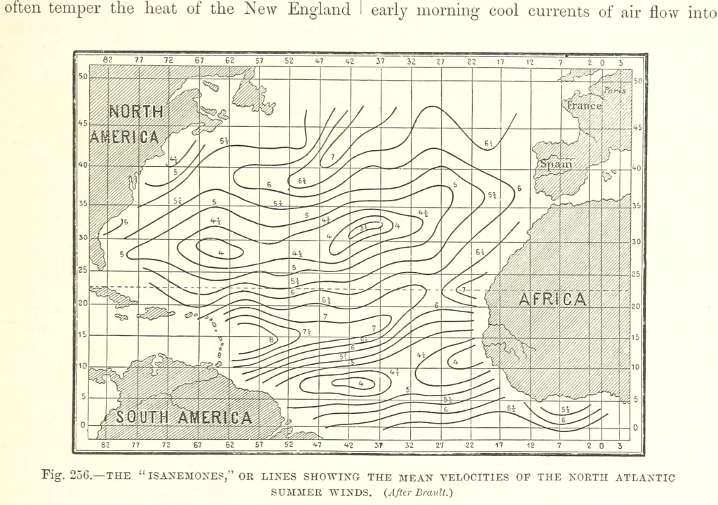 An illustration from Our Earth and its Story: a popular treatise on physical geography. Edited by R. Brown. With ... coloured plates and maps, etc, 1887, leaf 351