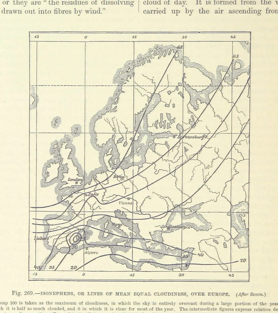 An illustration from Our Earth and its Story: a popular treatise on physical geography. Edited by R. Brown. With ... coloured plates and maps, etc, 1887, leaf 378