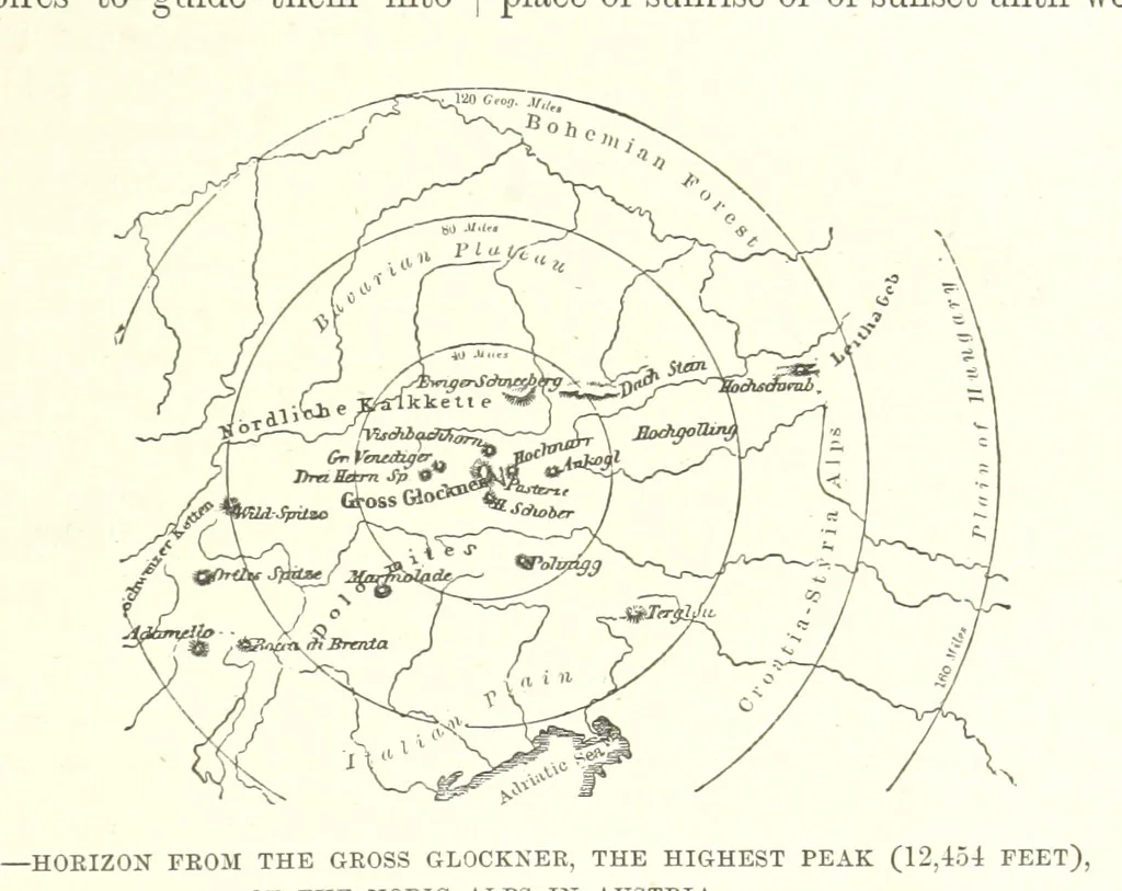 An illustration from Our Earth and its Story: a popular treatise on physical geography. Edited by R. Brown. With ... coloured plates and maps, etc, 1887, leaf 395