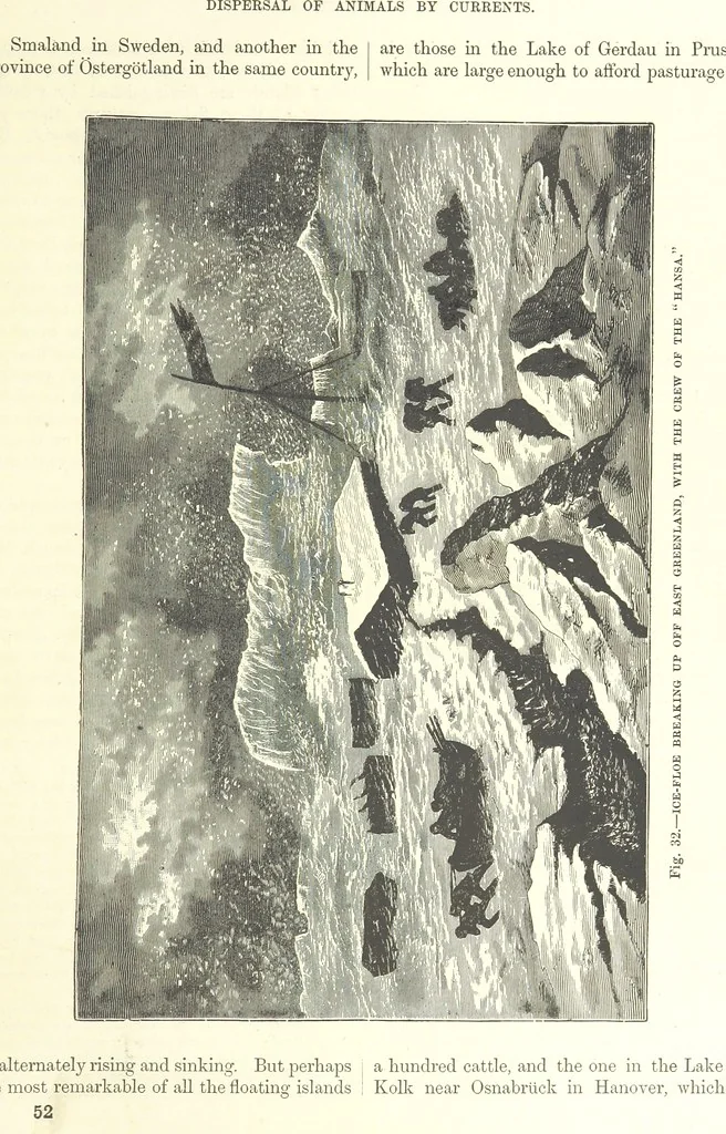 An illustration from Our Earth and its Story: a popular treatise on physical geography. Edited by R. Brown. With ... coloured plates and maps, etc, 1887, leaf 67