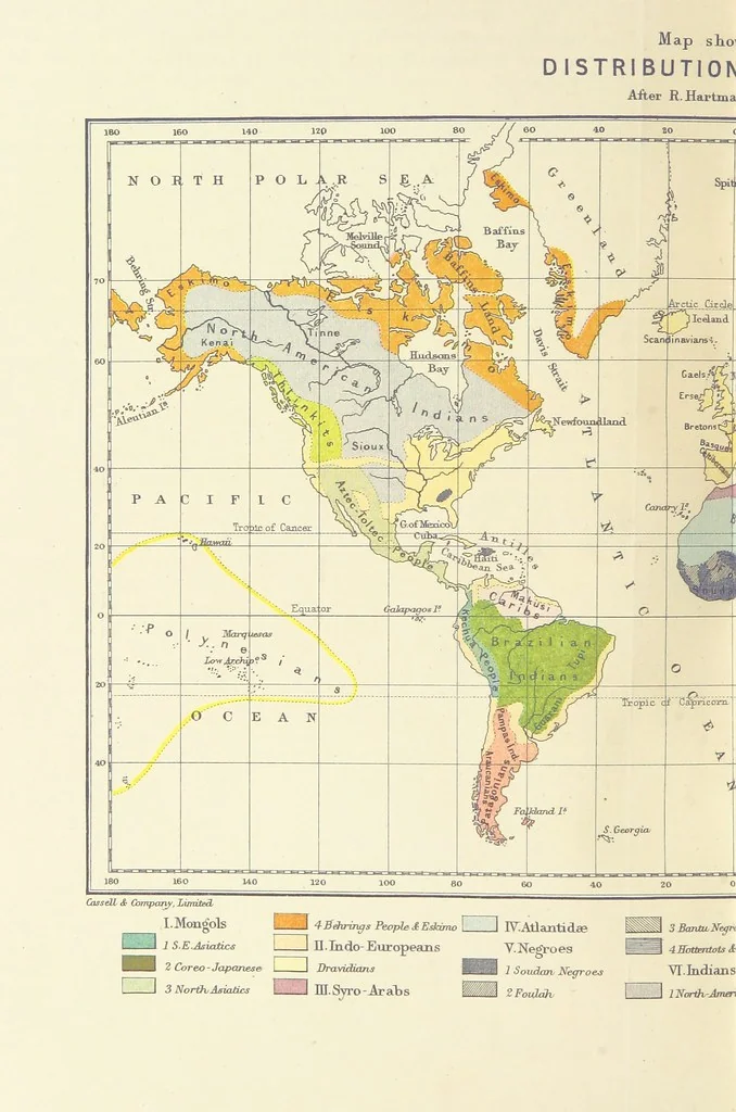 An illustration from Our Earth and its Story: a popular treatise on physical geography. Edited by R. Brown. With ... coloured plates and maps, etc, 1887, leaf 84