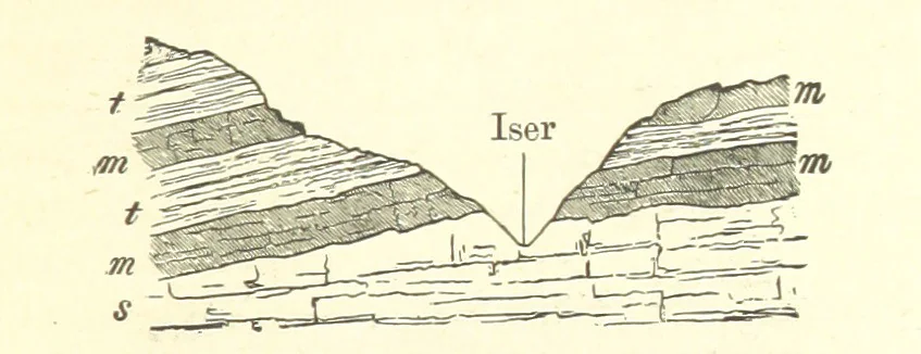 An illustration from Our Earth and its Story: a popular treatise on physical geography. Edited by R. Brown. With ... coloured plates and maps, etc, 1893, leaf 121