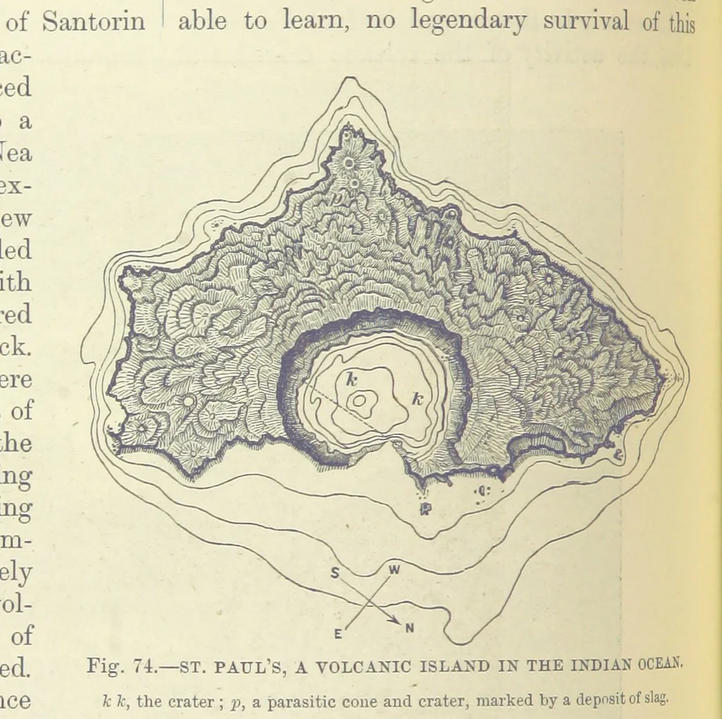 An illustration from Our Earth and its Story: a popular treatise on physical geography. Edited by R. Brown. With ... coloured plates and maps, etc, 1893, leaf 154