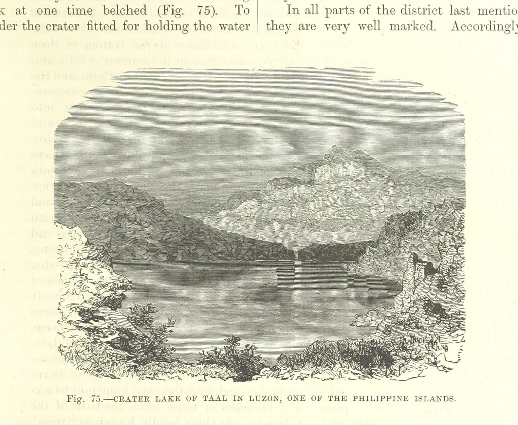 An illustration from Our Earth and its Story: a popular treatise on physical geography. Edited by R. Brown. With ... coloured plates and maps, etc, 1893, leaf 155