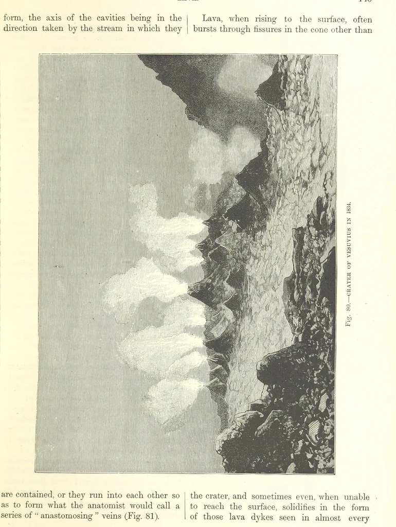 An illustration from Our Earth and its Story: a popular treatise on physical geography. Edited by R. Brown. With ... coloured plates and maps, etc, 1893, leaf 171