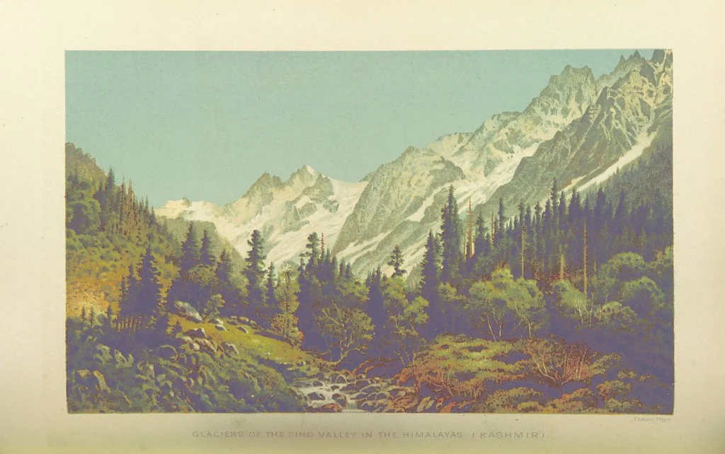 An illustration from Our Earth and its Story: a popular treatise on physical geography. Edited by R. Brown. With ... coloured plates and maps, etc, 1893, leaf 184