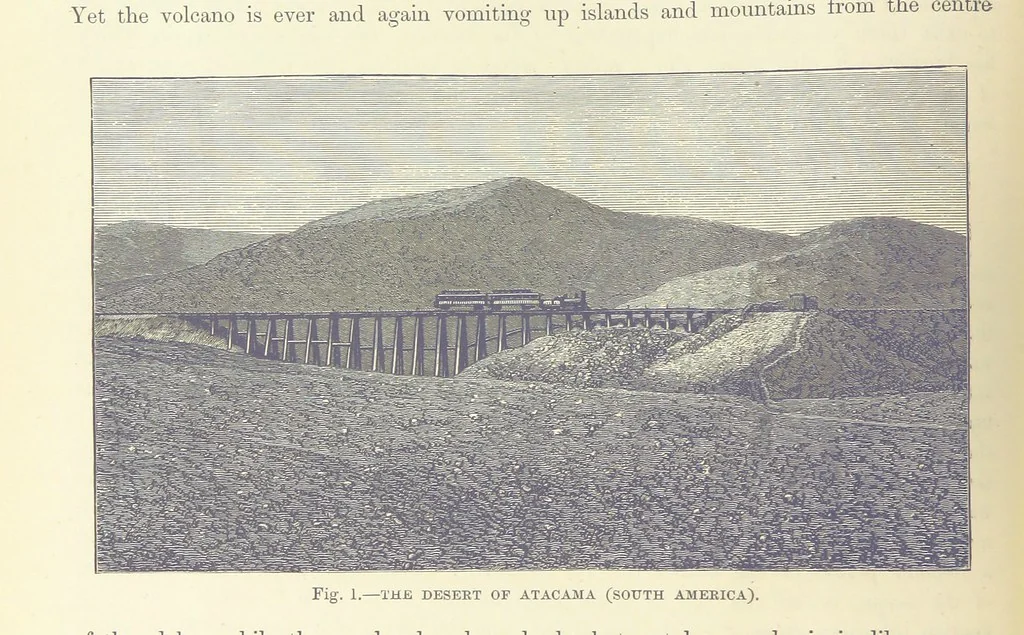 An illustration from Our Earth and its Story: a popular treatise on physical geography. Edited by R. Brown. With ... coloured plates and maps, etc, 1893, leaf 20