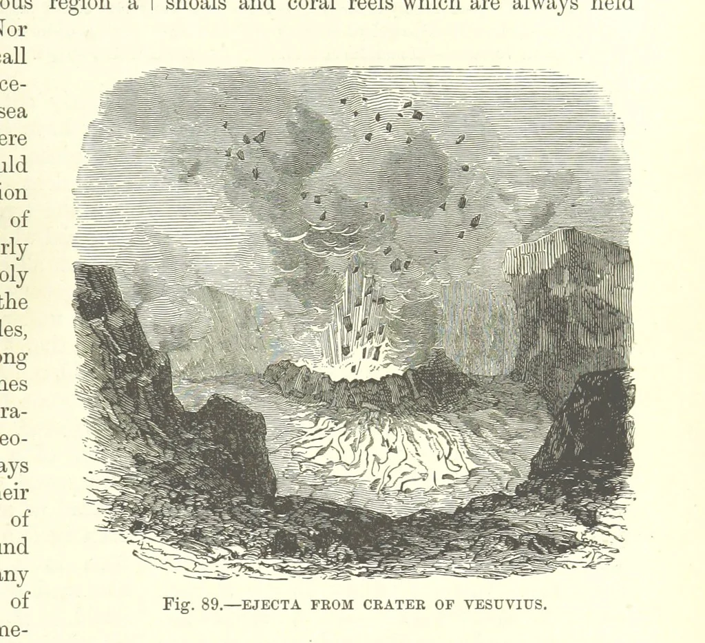 An illustration from Our Earth and its Story: a popular treatise on physical geography. Edited by R. Brown. With ... coloured plates and maps, etc, 1893, leaf 201