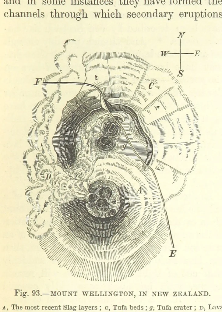 An illustration from Our Earth and its Story: a popular treatise on physical geography. Edited by R. Brown. With ... coloured plates and maps, etc, 1893, leaf 209