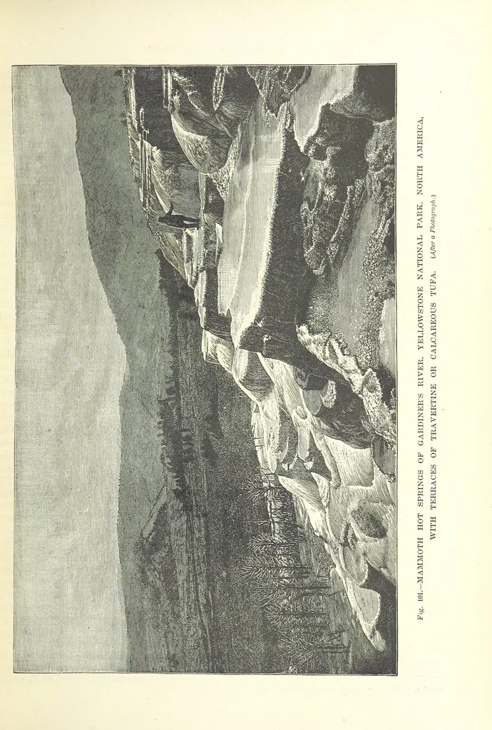 An illustration from Our Earth and its Story: a popular treatise on physical geography. Edited by R. Brown. With ... coloured plates and maps, etc, 1893, leaf 225